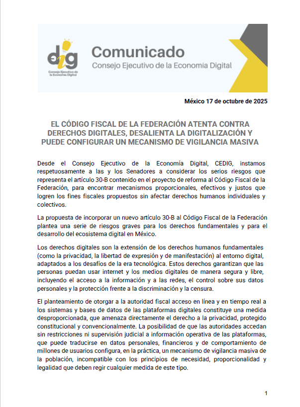 Conclusiones CEDIG 3/1