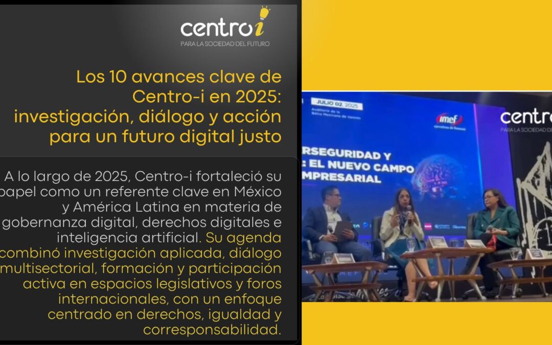 Los 10 avances clave de Centro-i en 2025: investigación, diálogo y acción para un futuro digital justo