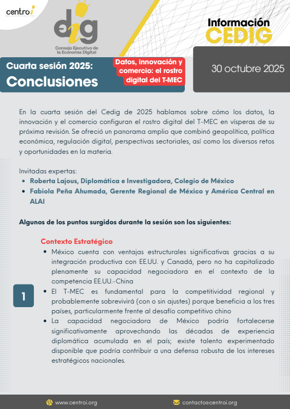 ConclusionesCEDIG4tasesion20251 Cuarta sesión 2025: Conclusiones CEDIG