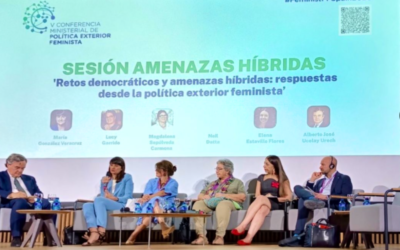 Elena Estavillo participó en la V Conferencia Ministerial de Política Exterior Feminista en Madrid
